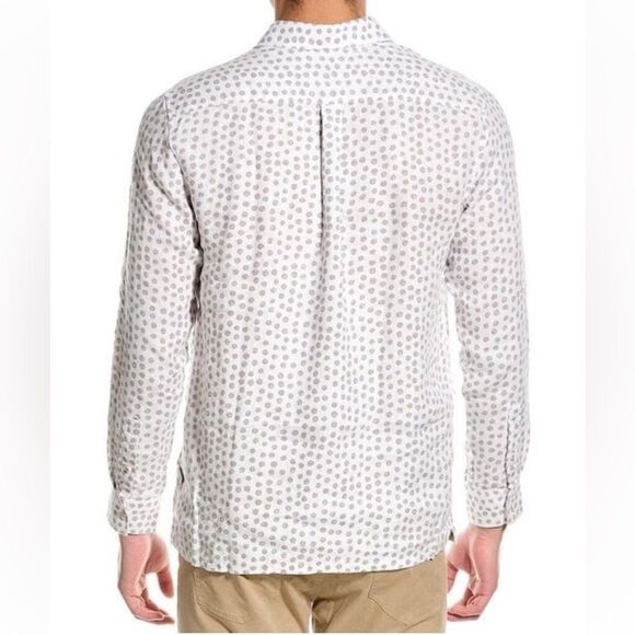 Ted Baker
Men's White Aillon Linen Shirt white and cream polkadot 4 large - Picture 3 of 12